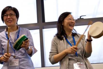 women playing instruments positive thinking resized