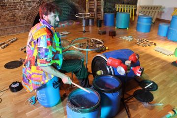 creative music team building event