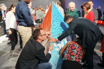 flat out pyramid puzzle creative team building