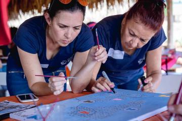 creative team building aruba