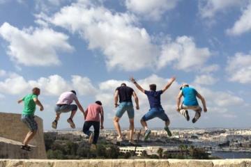 around the world go team