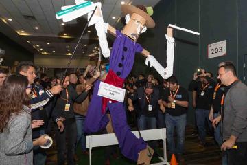 fun creative team building challenge