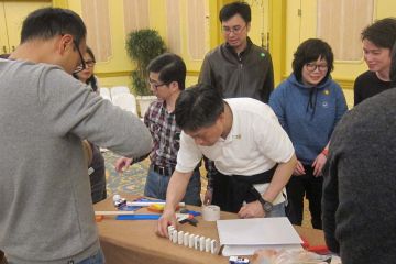 chain reaction innovative team building activity