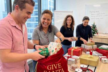 santa sack gifts