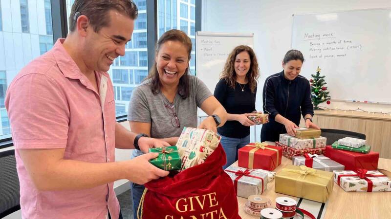 santa sack gifts