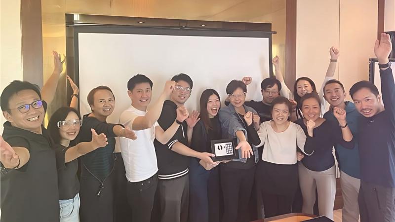 teams celebrating success