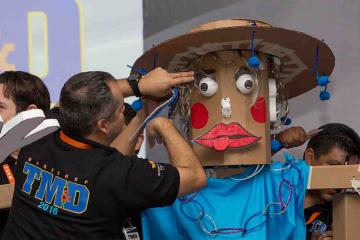 fun creative team building challenge