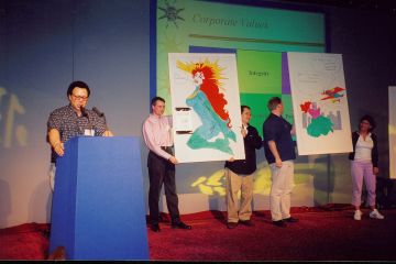 cartoon capers creative team building