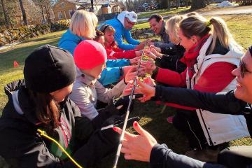 breakthrough outdoor team bonding activity