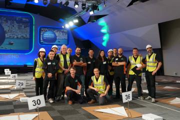 flat out pyramid puzzle creative team building