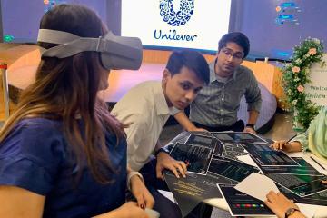 Vr team building game