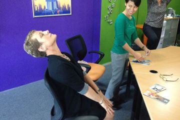 head to toe corporate relaxation team exercises