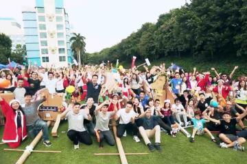 Flat out sleigh ride team building