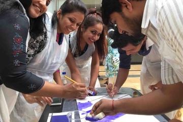 creative artistic team building india