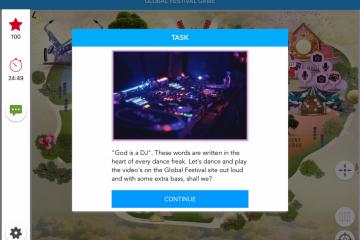 Techno question on Global Festival Game
