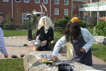 	commercial break creative team building