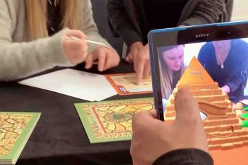 ar pyramid quest augmented reality team building game