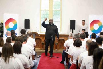 One Voice team singing