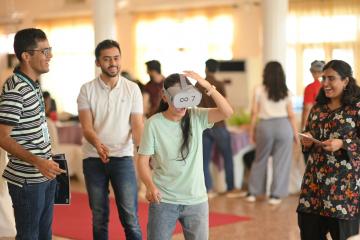 Vr team building game