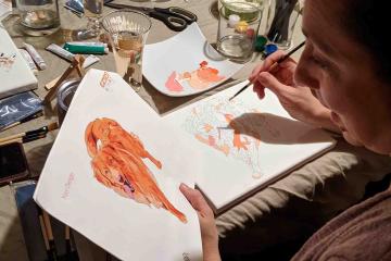 create art together from home