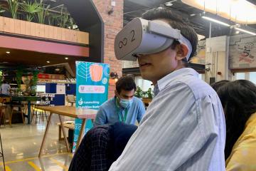 Vr team building game