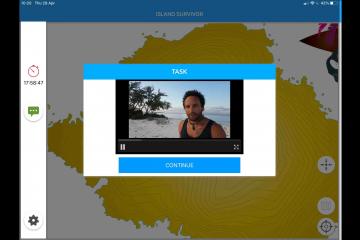 Island Survivor App Screen