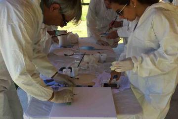 artistic team building activity catalyst chile