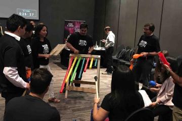 music team building activity catalyst chile
