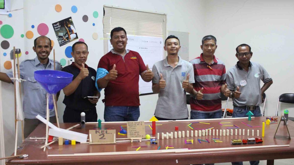 chain reaction Tanjung Selor 