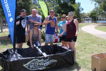 flat out afloat fun team building challenge