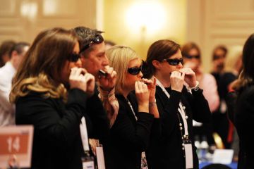 harmonica team building activity