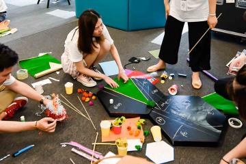 city build creative team building activity catalyst china