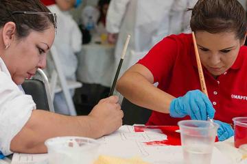 creative artistic team building  challenge