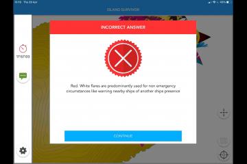 Island Survivor App Screen