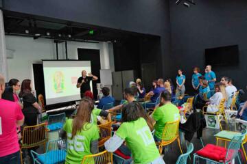 quickfire soccer football-themed team building activity