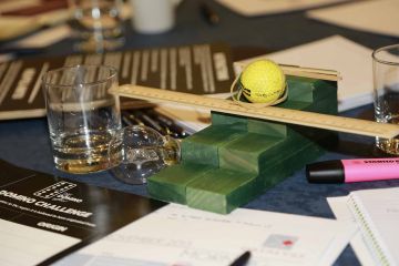 the domino effect creative team building activity