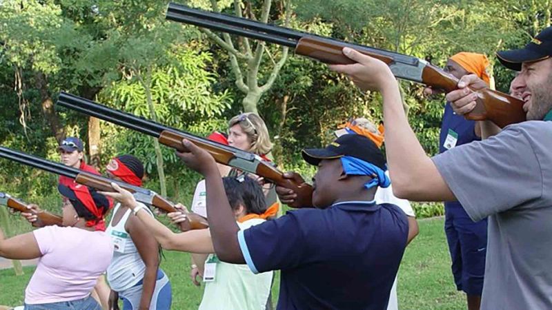 lazerklay team building activity