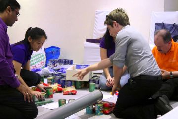 golf charity team building activity