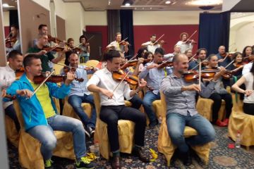 crescendo music team building bulgaria