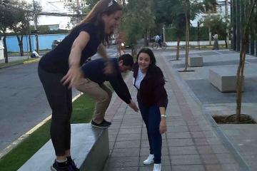 outdoor fun engaging team building activity catalyst chile