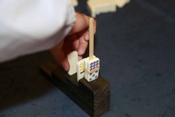 the domino effect creative team building activity