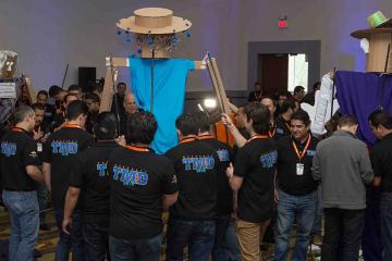 fun creative team building challenge