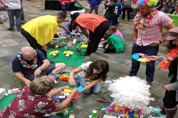 hole in one charity team building activity