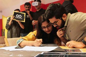 Vr team building game