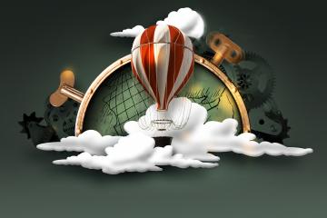 Race Around the World hot air balloon