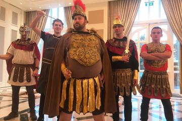 Flat Out Chariot Challenge team building activity