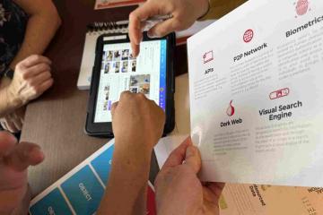 AI powered team building game