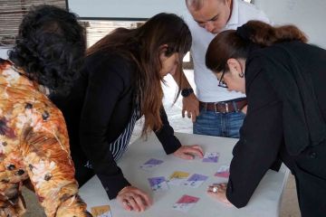 chain reaction table top team building activity