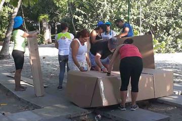 flat out afloat creative team building catalyst colombia