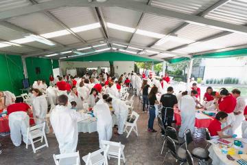 creative artistic team building  challenge